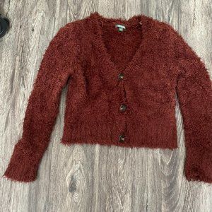 Wild Fable Brown Furry Sweater